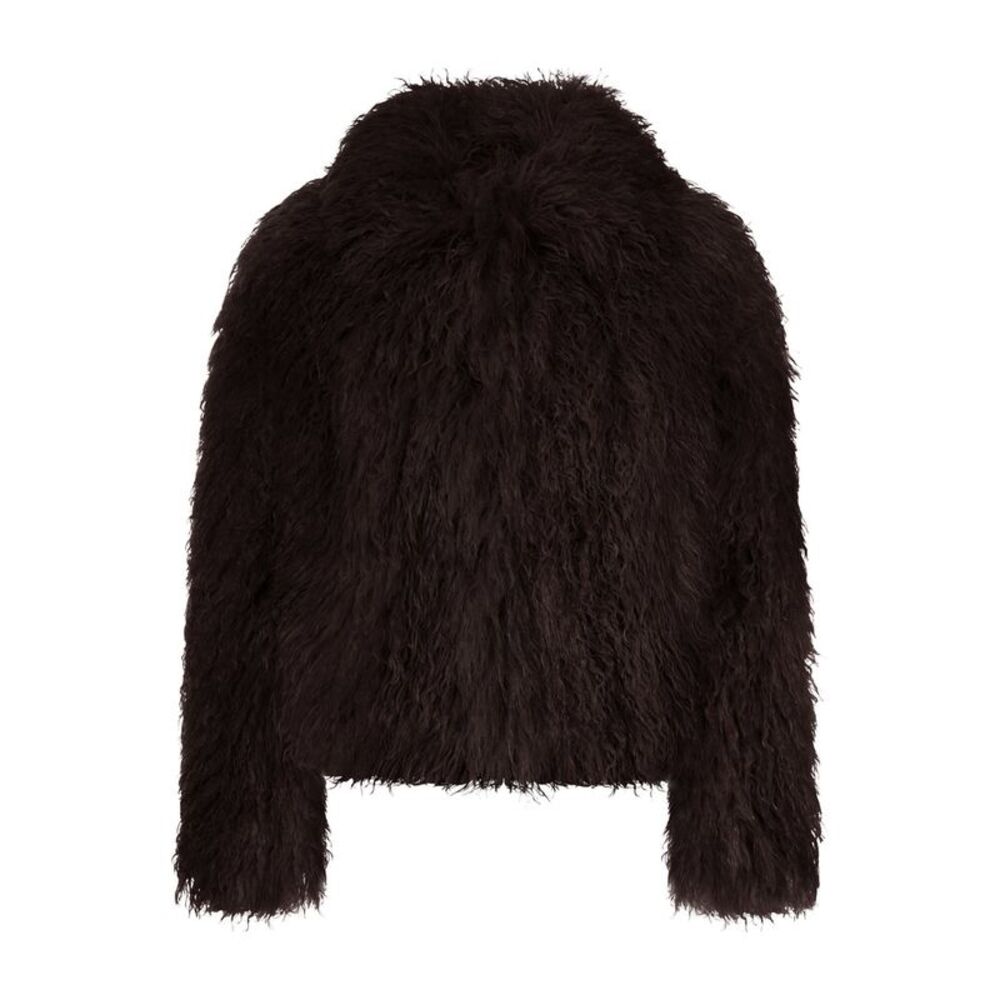 Tagliatore Women Short Curly Sheepskin Jacket